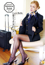 Cabin Attendant With Black Stockings